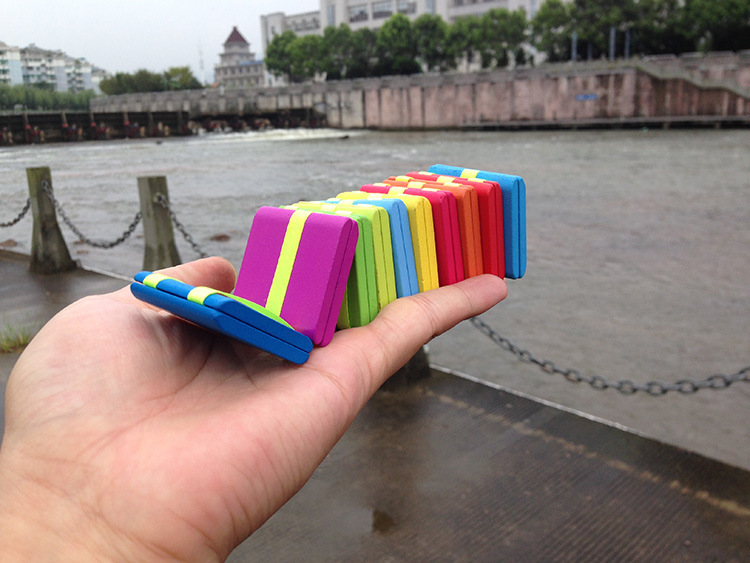 经典木制多彩翻板游戏 sp172 手眼协调 溜溜板玩具