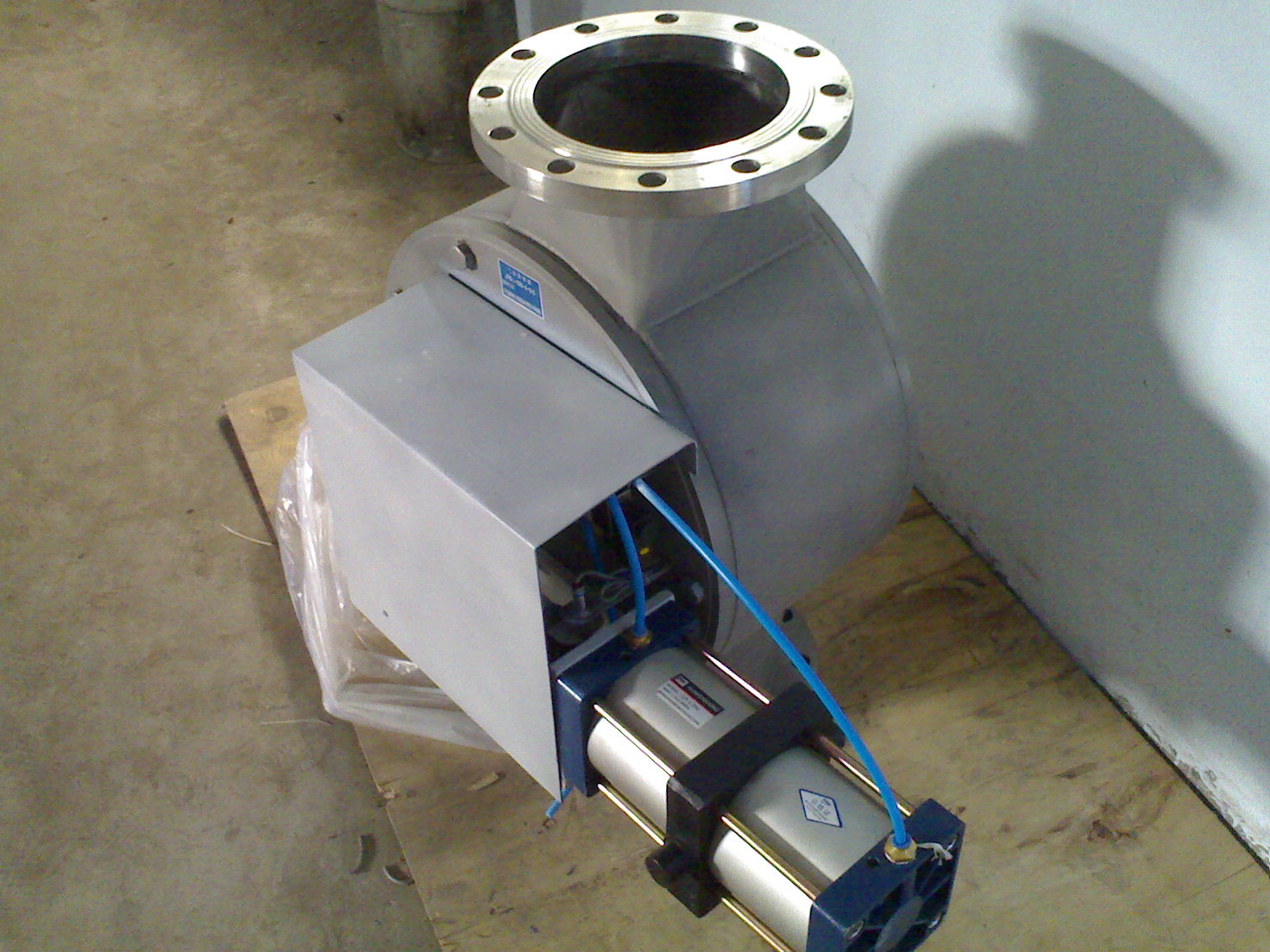 散料改向切换阀粉料三叉分料阀粉末分流阀两路更换方向阀