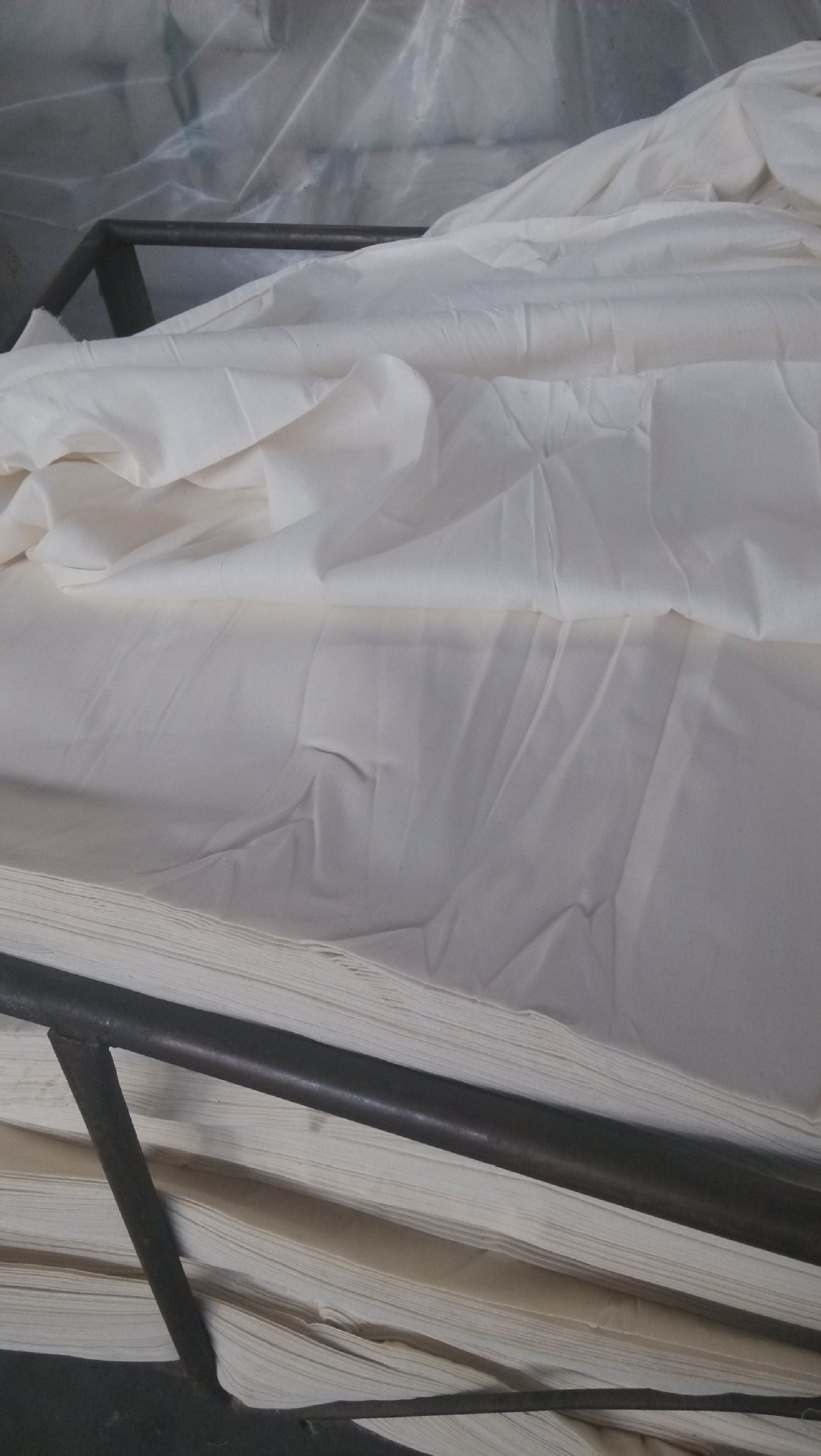 现货供应纯棉平纹布 床品被里布, 老白布 被里布 老粗布 宽幅