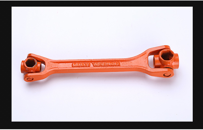 八合一扳手 多功能套筒扳手 手动外六角狗骨头万向套管活动扳手