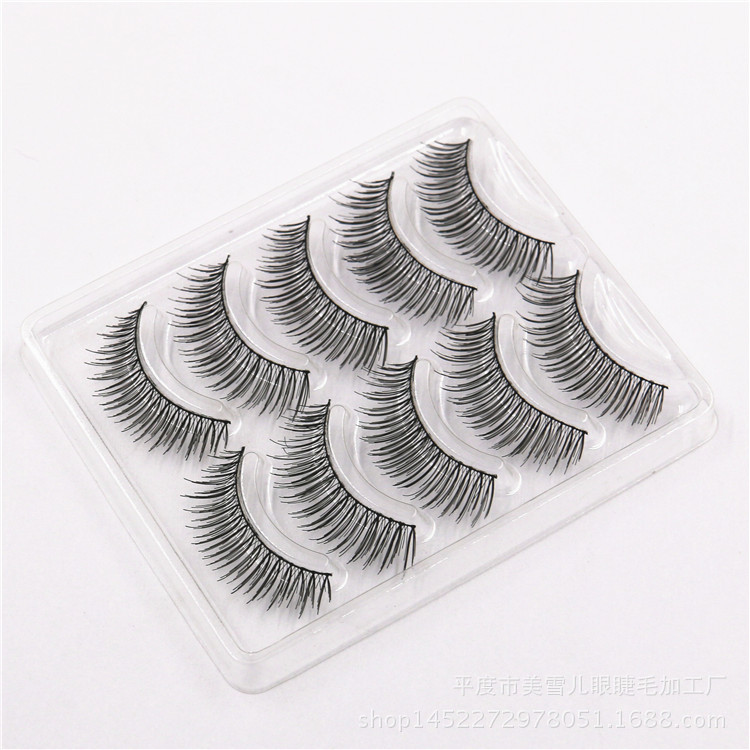 Handmade Eyelash Manufacturers Supply Natural Long False Eyelashes Nude Makeup Simulation Eyelashes Wholesale XH-04