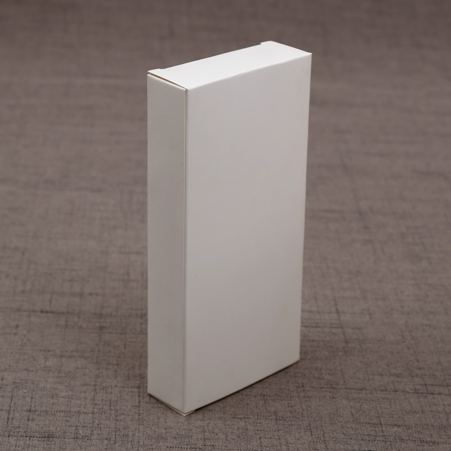 厂家直销空白文具折叠纸盒 白卡纸长方形通用包装纸盒