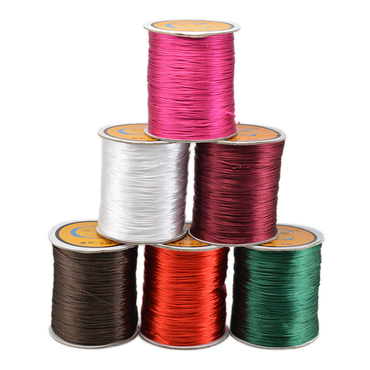 5mm粗韩国丝玉线绳 中国结红线diy饰品配件批发