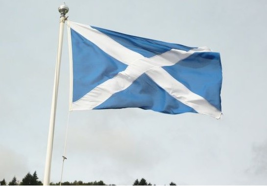 现货批发90*150cm 3*5ft 苏格兰国旗 scotland flag 打孔