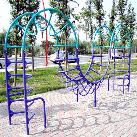 健身路径广场户外健身器材双杠学校小区健身器材 三位压腿