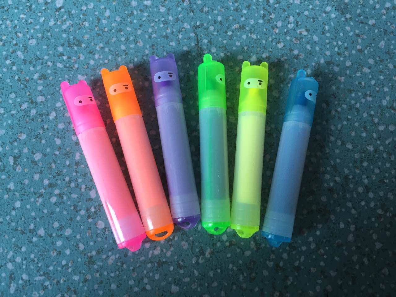 厂家直销卡通可爱创意忍者兔迷你荧光笔 jx-6801