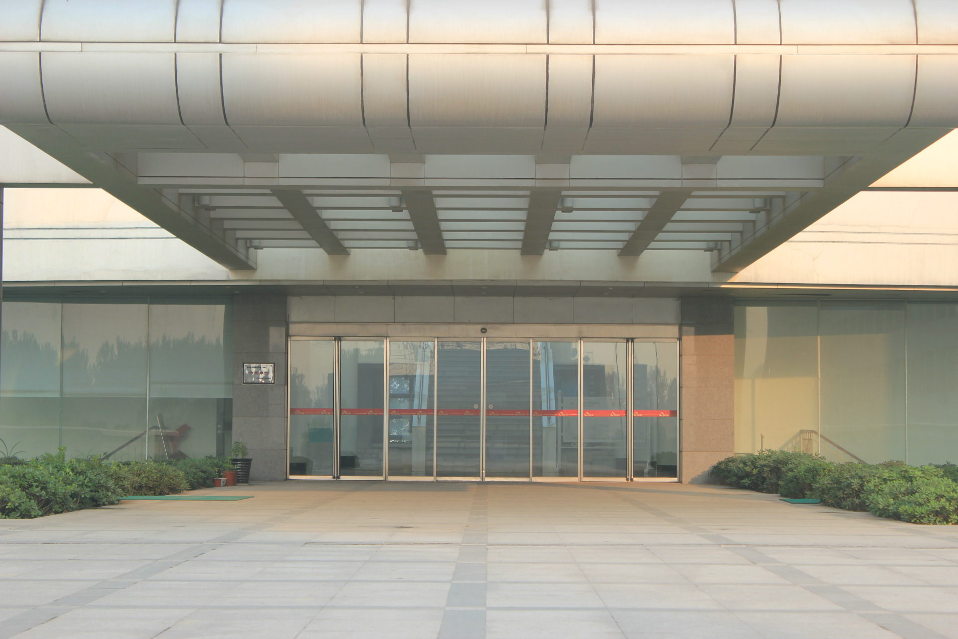 自动平移门加单开地弹门不锈钢门商场超市