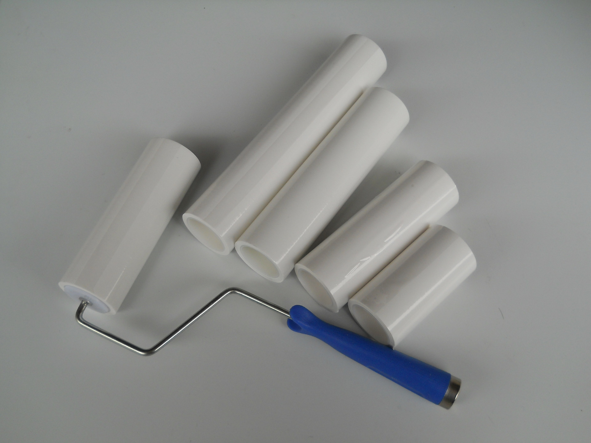 东莞厂家供应直销 pe可撕式粘尘滚筒 带手柄 可按规格定制