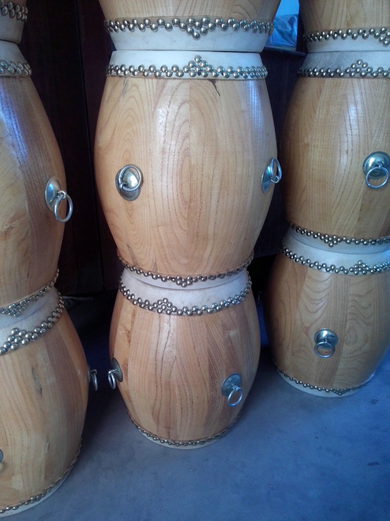 厂家直销定制实木白茬鼓剧团高音鼓原木色堂鼓战鼓冲冠特惠清仓