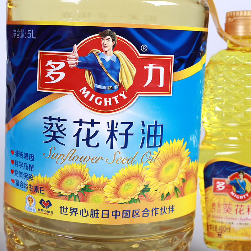 5升多力非转基因葵花籽油
