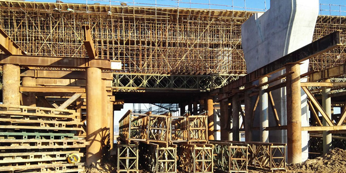 厂家施工栈桥贝雷桥贝雷架支撑桥可订做