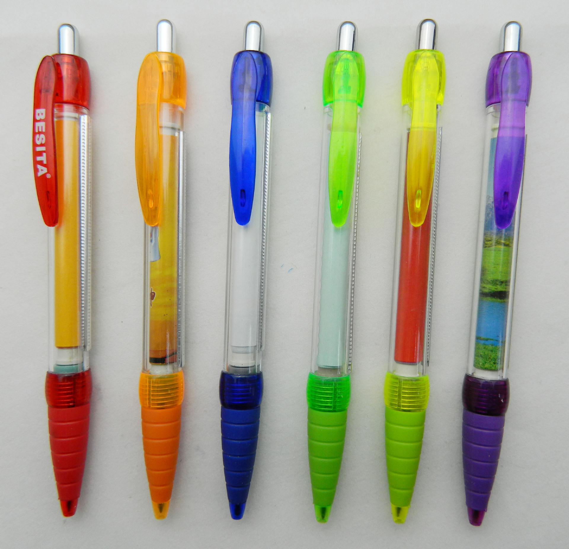 供应广告拉画笔拉纸笔塑料拉拉笔p100g蓝色