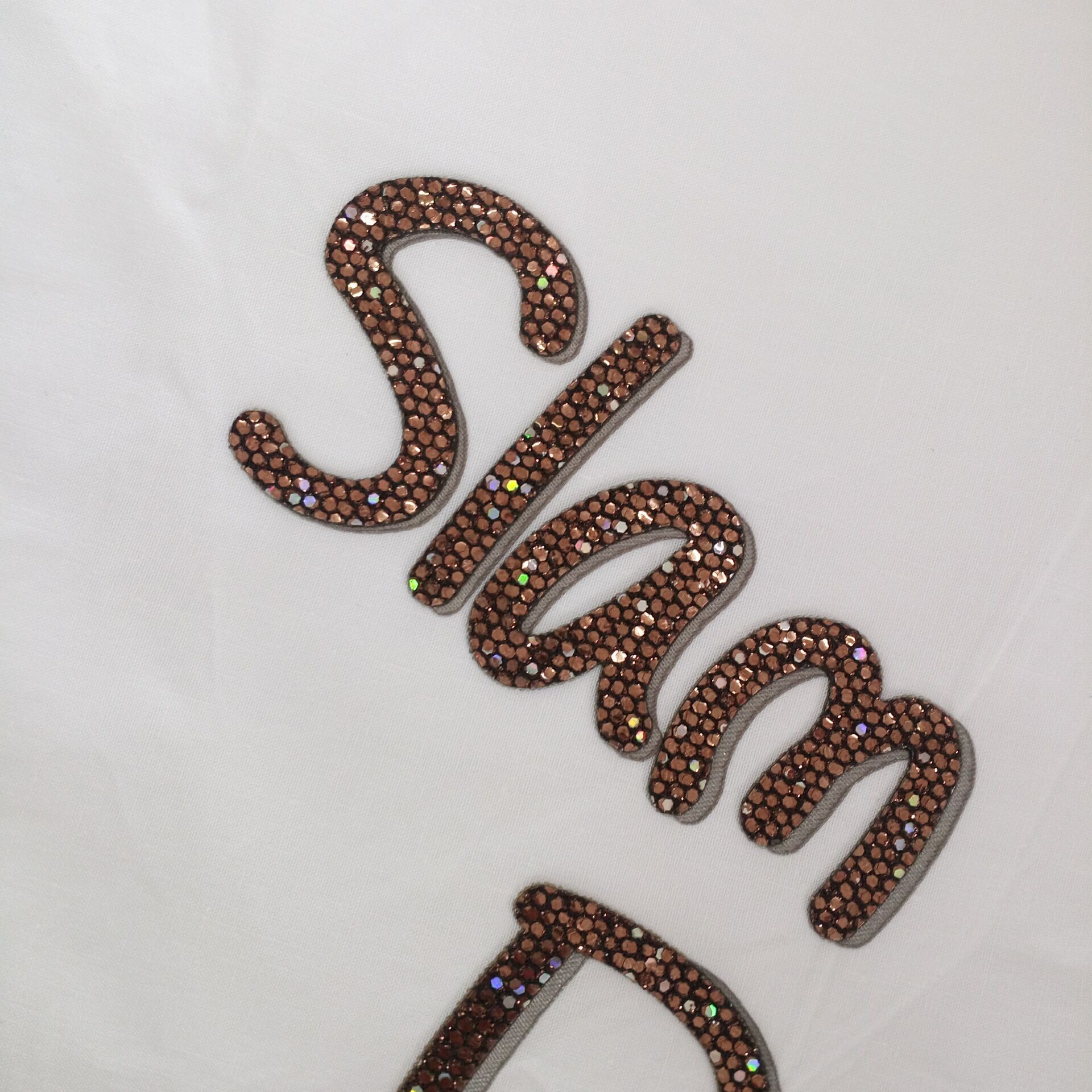 反光料并色组合镭射烫钻烫图镭射珠片烫图来样加工