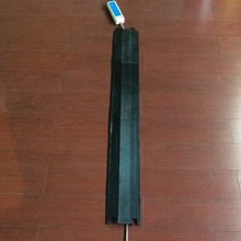 PVC盖板电缆保护套 小号橡胶压线板 展览器材保护槽 一槽减速带