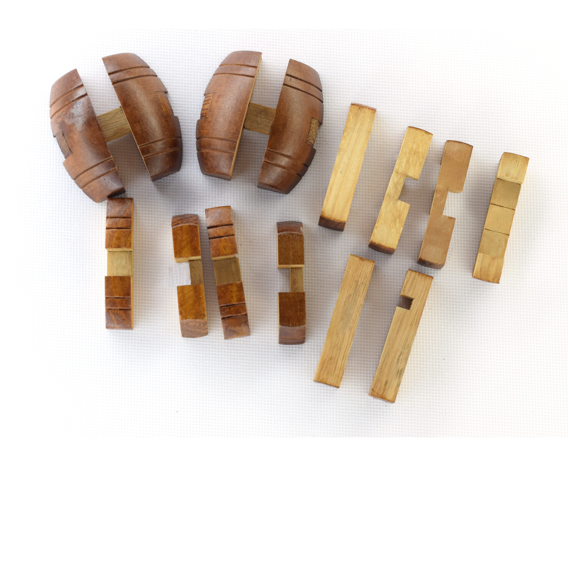 木制孔明锁鲁班锁酒桶 成人儿童益智解锁酒桶孔明锁玩具