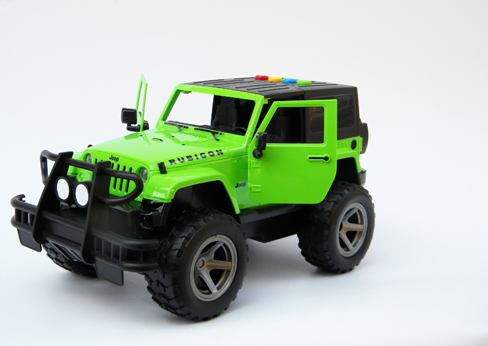 林达越野车吉普车模型带灯光音乐讲故事惯性车双开门儿童玩具车