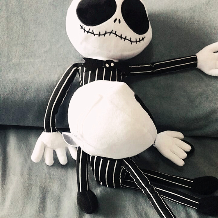 复活节玩偶骷髅头毛绒玩具长腿杰克搞怪派对公仔创意礼品抓机娃娃