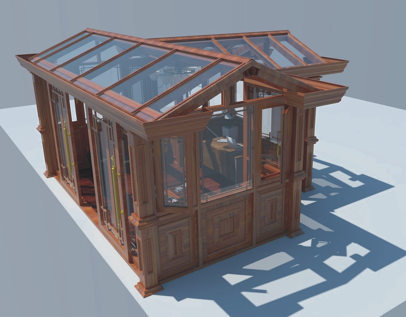 铝合金阳光房 玻璃房 异形阳光房 佛山阳光房定制厂家