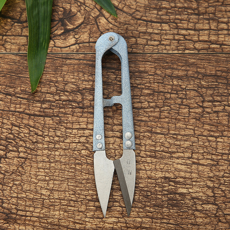 胡一刀纱剪不锈钢裁缝剪刀鱼线剪十字绣修细枝剪批发纱剪满包邮