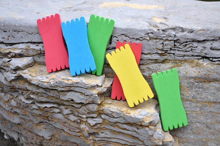 泡沫线板 钓鱼 渔具 子线板 彩色绕线缠线板垂钓用品渔具配件