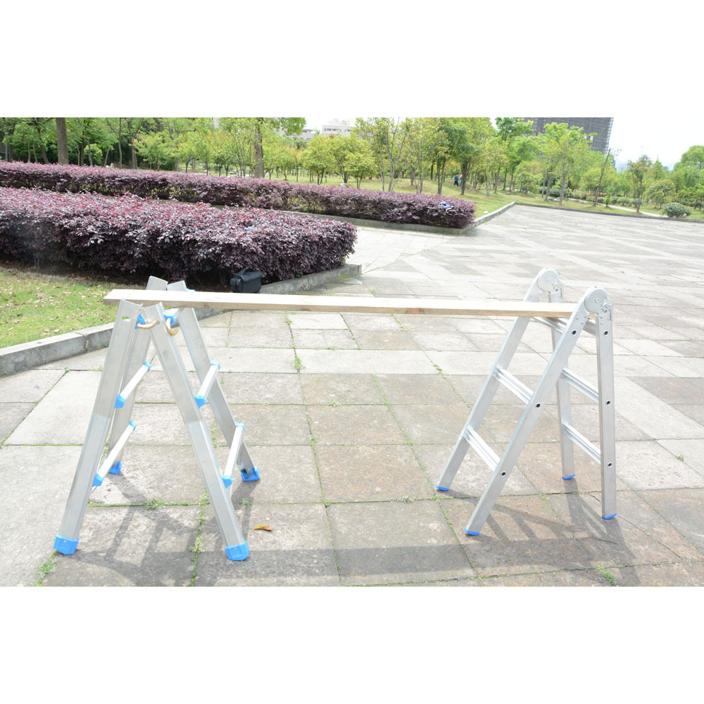 供应铝合金小巨人伸缩梯工程梯人字伸缩梯铝梯救援梯giant ladder