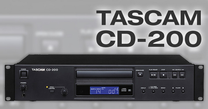 广州实体店天琴tascamcd200专业cd机平衡接口