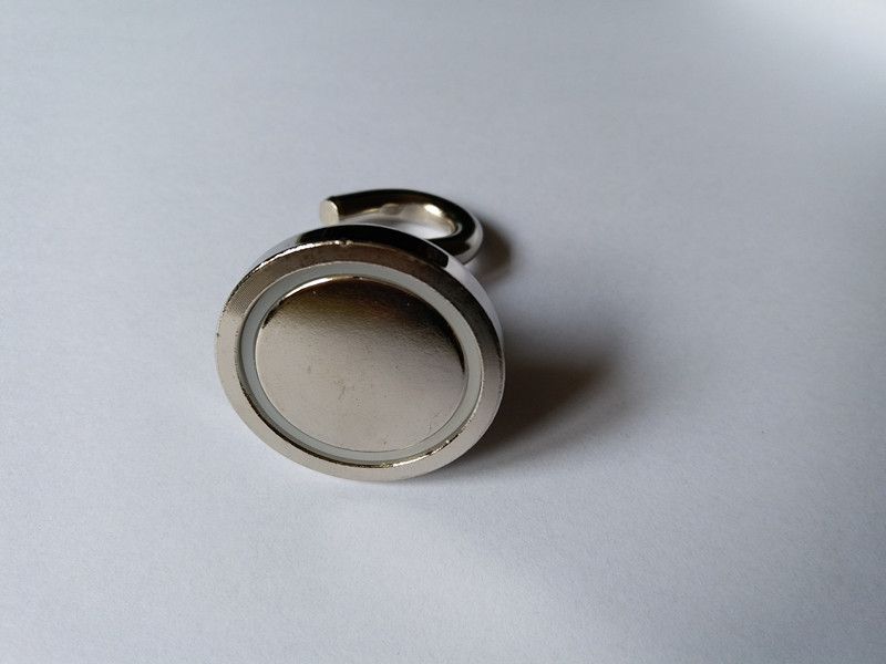 n52超强力圆形磁铁强磁d25磁性挂钩 吸铁 石磁钢防撞打捞吸盘