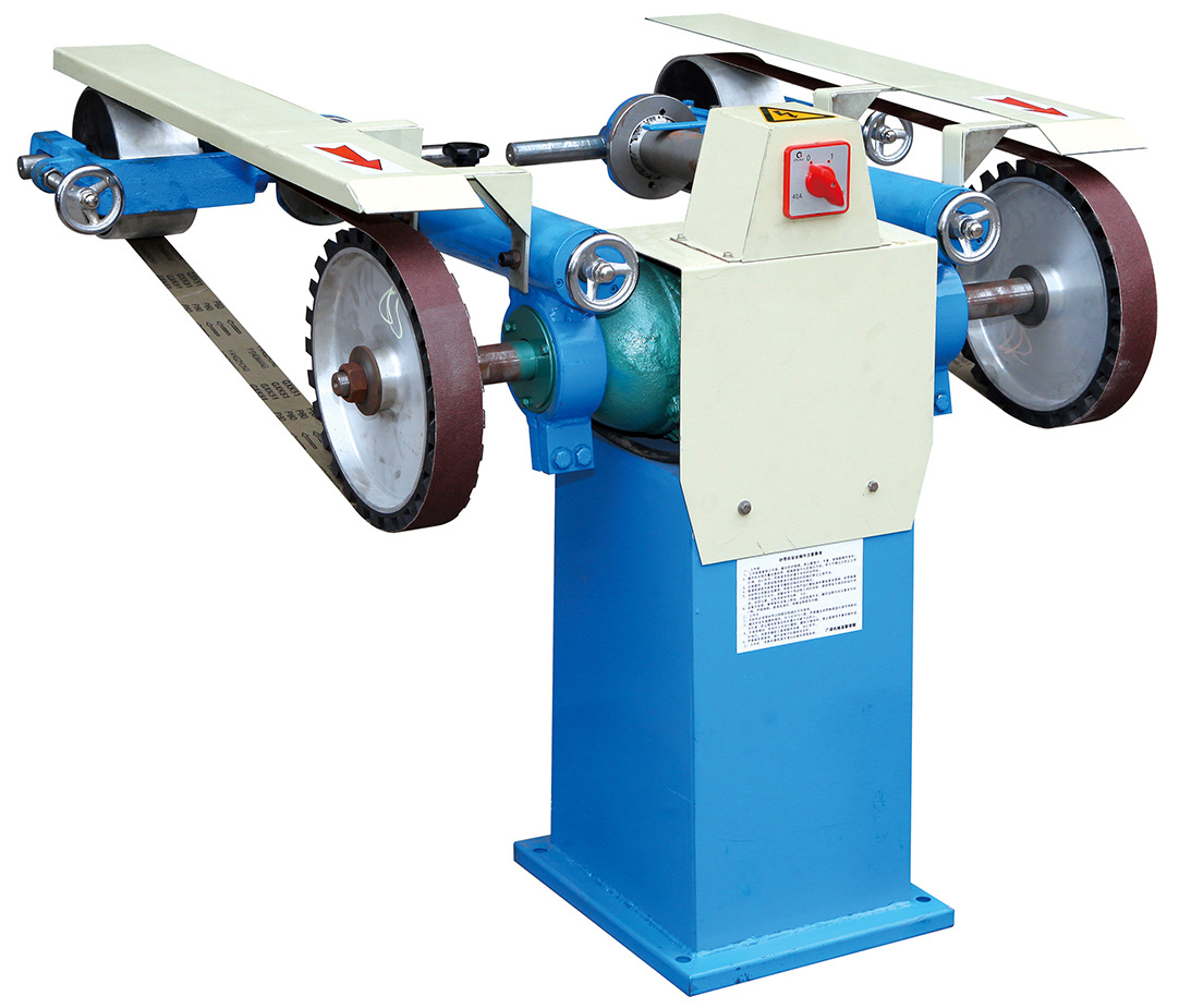 2100b 立式双工位砂带机砂光机抛光机多功能砂带机