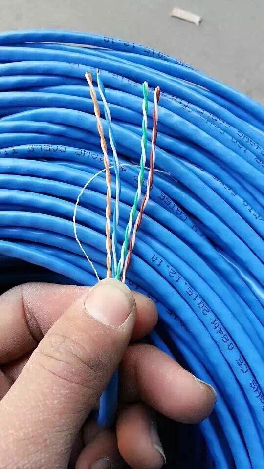 厂家批发 六类千兆网络线 宽带专用线 六类青铜室内网线 八芯四对