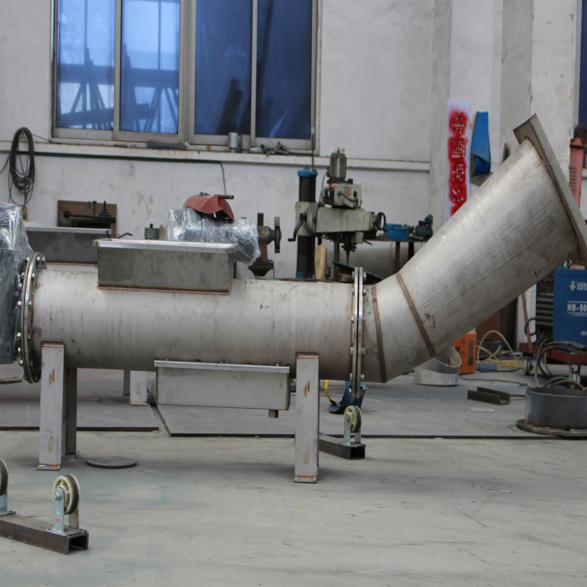 压榨脱水机 小型螺旋压榨机 栅渣压榨机 污泥压榨机