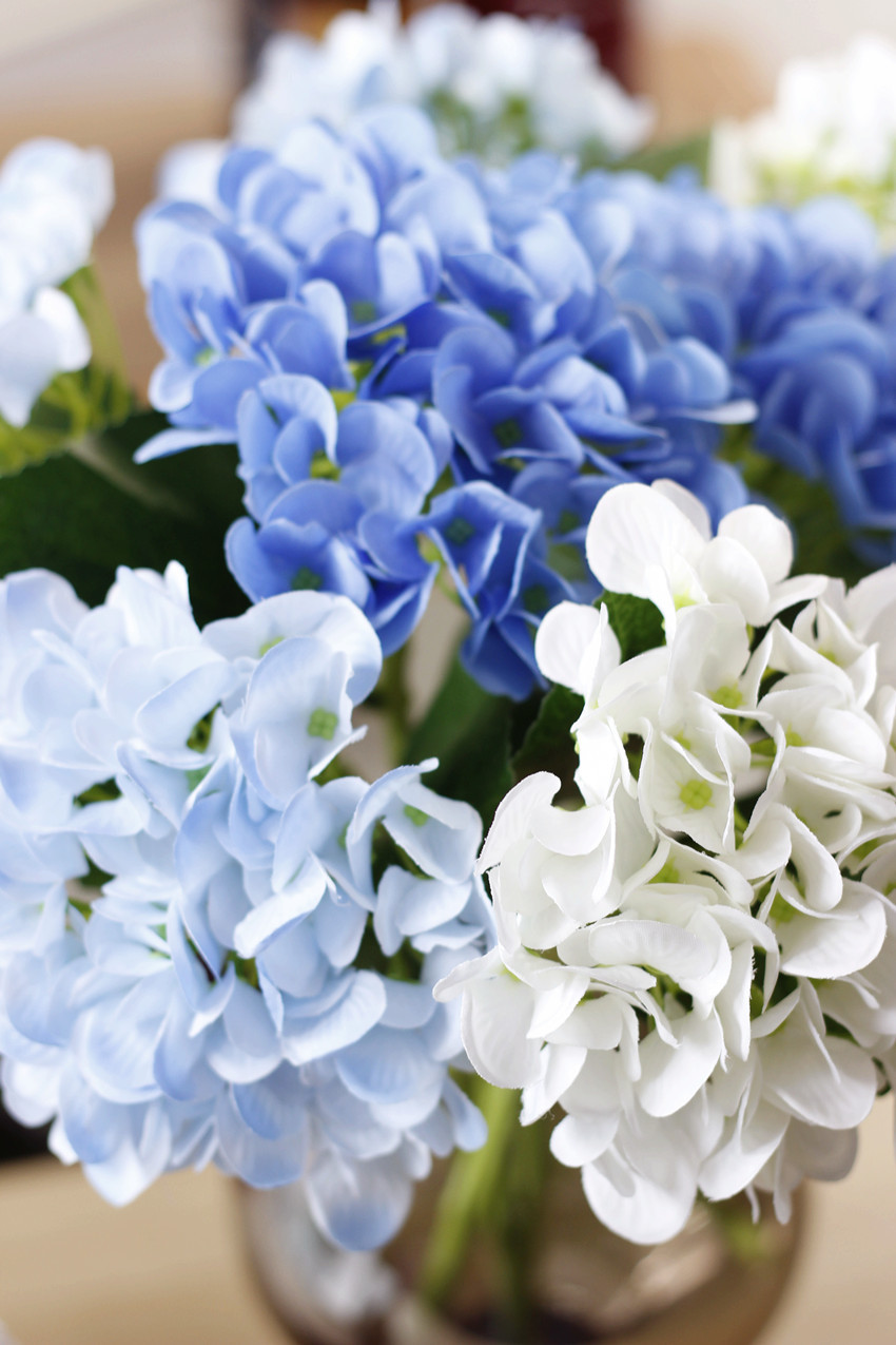 新 仿真花短枝绣球 假花批发 厂家直销