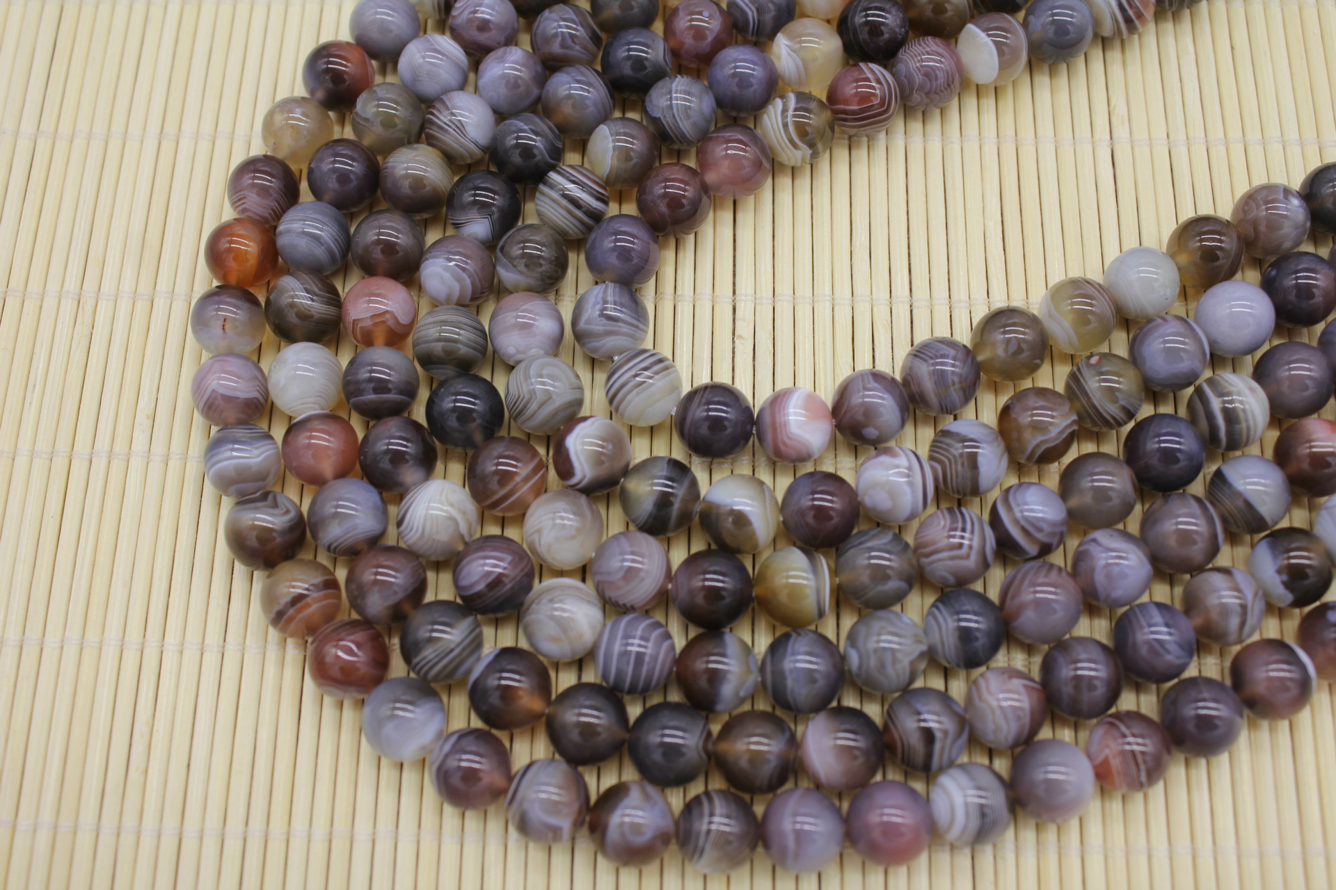 维斯顿天然红波斯湾玛瑙散珠圆珠半成品 diy饰品配件批发