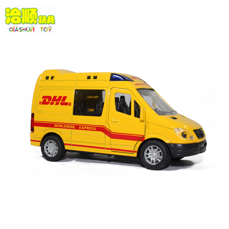 模型玩具 1：48警車 救護車 消防車 閃光音樂回力合金車