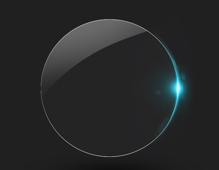 60明月非球面加硬多膜层防辐射树脂镜片近视眼镜片