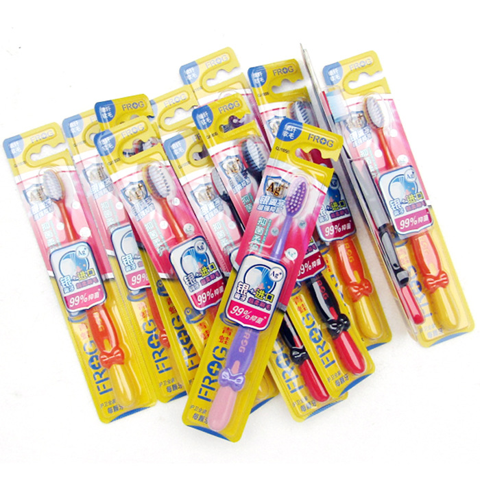 青蛙牙刷185b 进口成人超柔刷毛