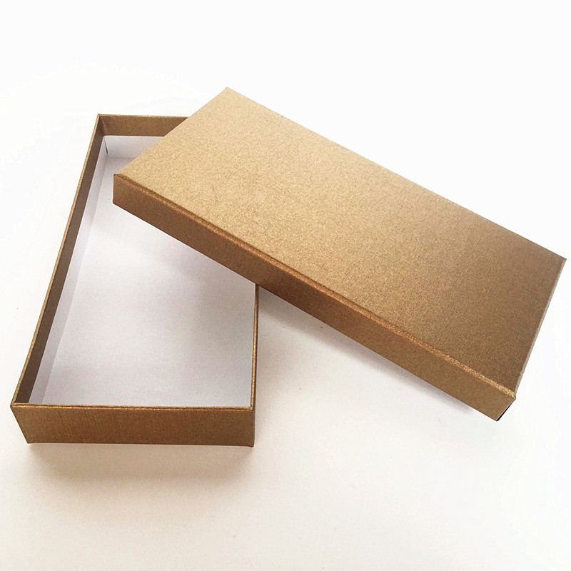 现货批发 精品长款钱包盒 特种纸天地盖盒 礼品纸质包装硬盒