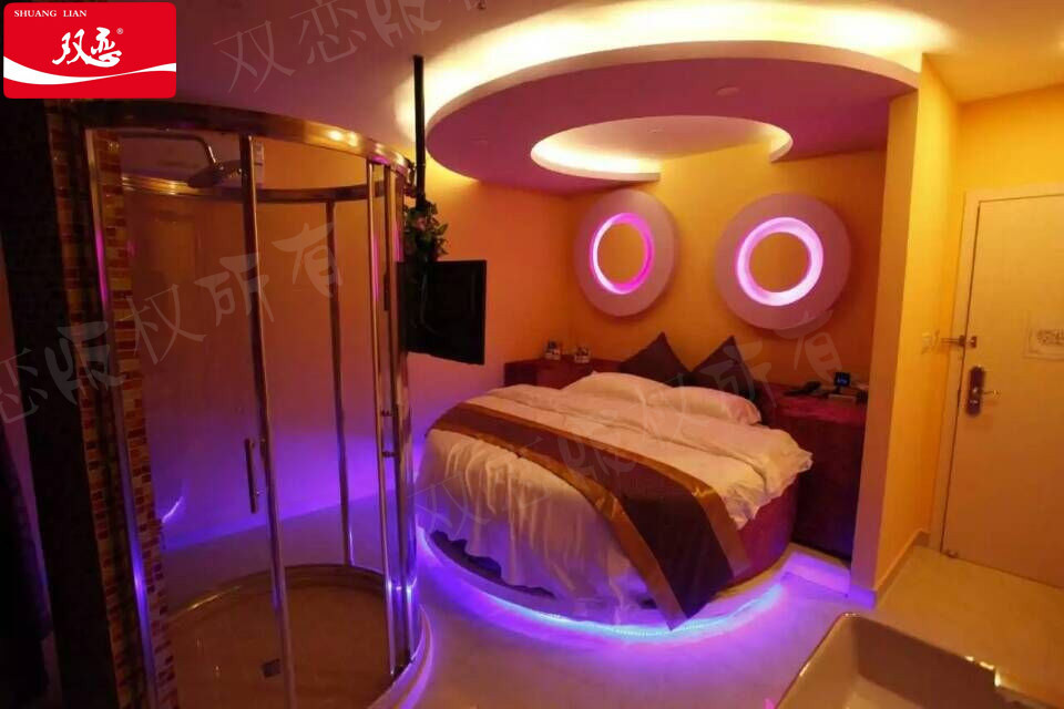 上海秋基水床厂家直销主题酒店客房恒温水床情侣酒店水床