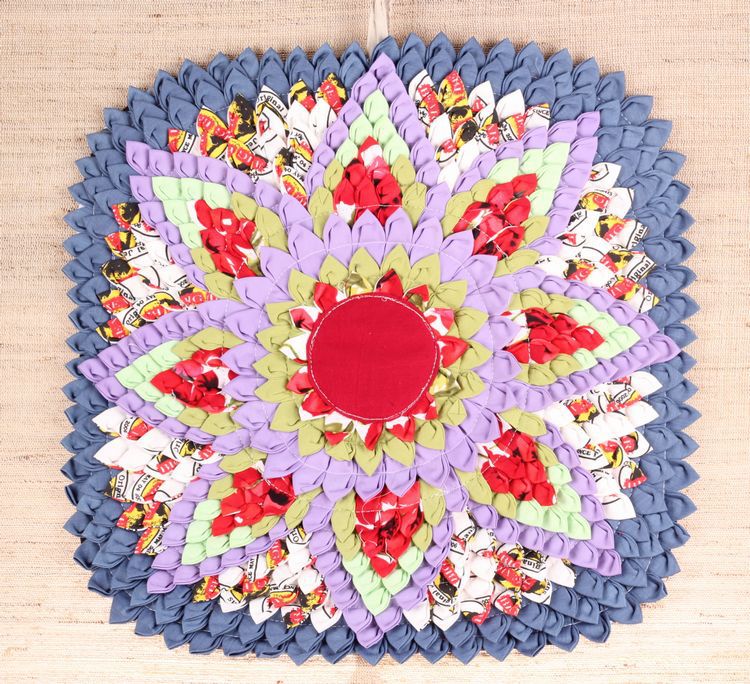 泰国风拼布坐垫 民族风花瓣形坐垫沙发垫椅子坐垫椅垫厂家批发