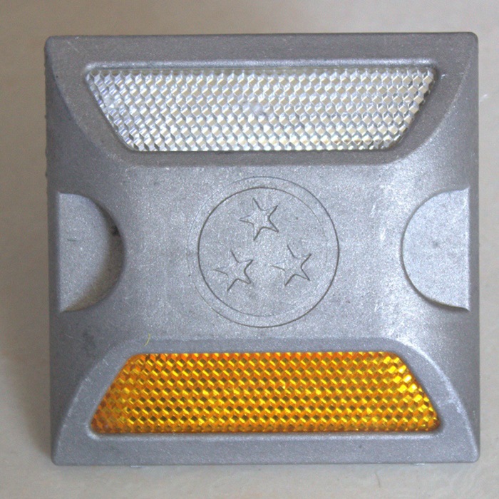 六合单面双面铸铝道钉突起路标反光道钉轮廓