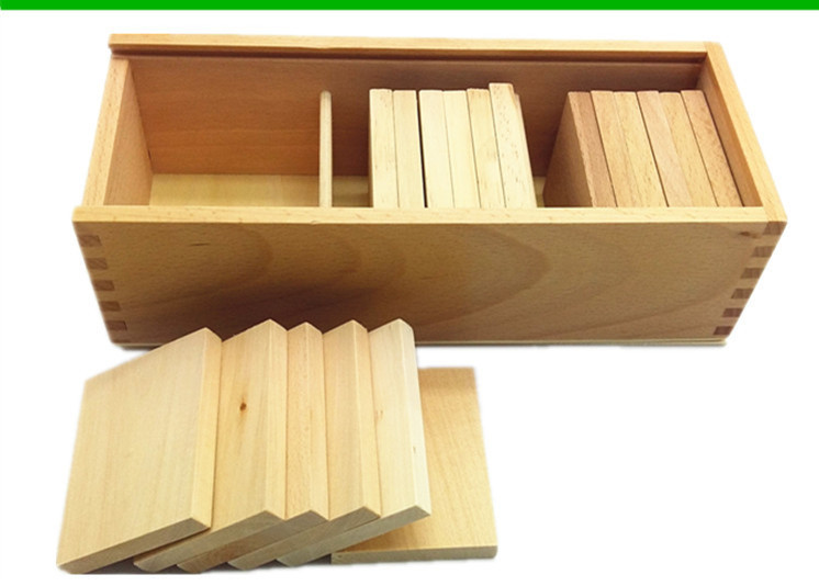 启蒙教具专业版装 早教玩具 蒙台梭利感官教育益智重量板重量训练