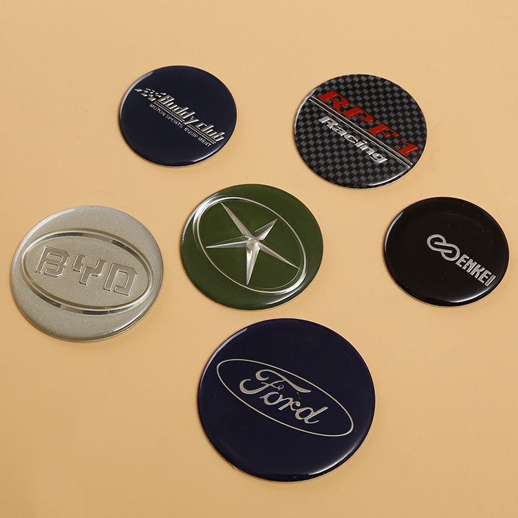 水晶滴塑车标定做 彩色不干胶标签商标可 透明pvc水晶滴胶批发