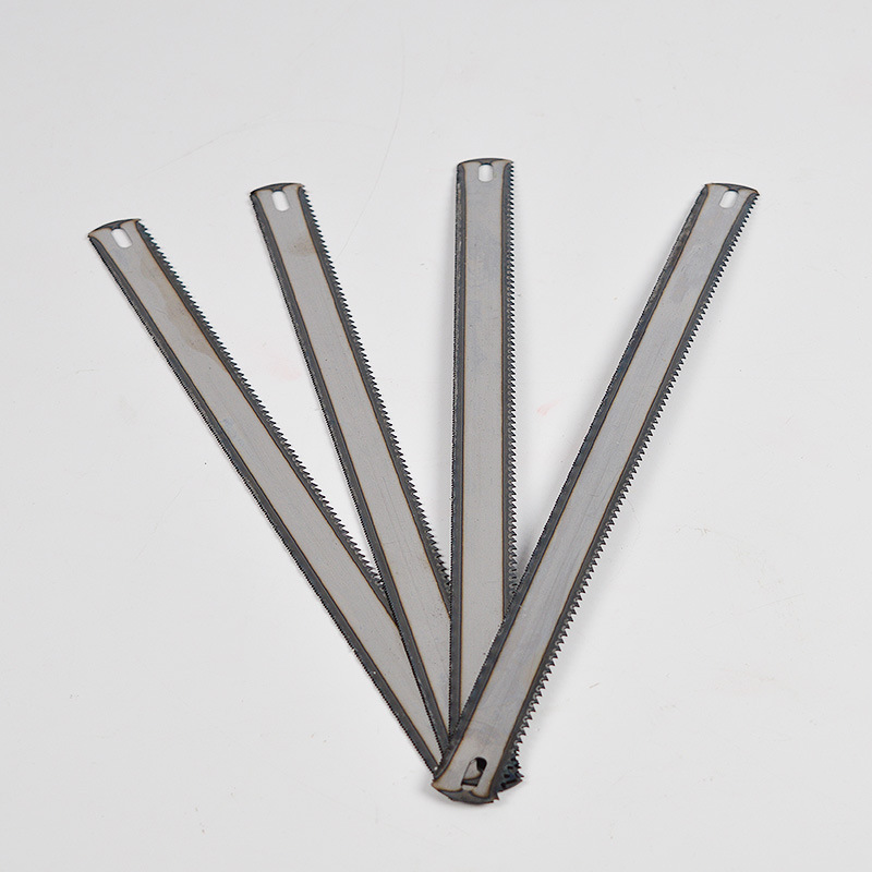 批发双面钢锯条 木工锯条 手用锯条 钢锯架专用金属锯条大小齿