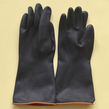 工业手套批发 北塔黑工业手套 36cm45cm55cm 耐酸碱工业手套