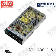 台湾明纬NEL-200-2.8 112W 2.8V40ALED显示屏电源现货供应