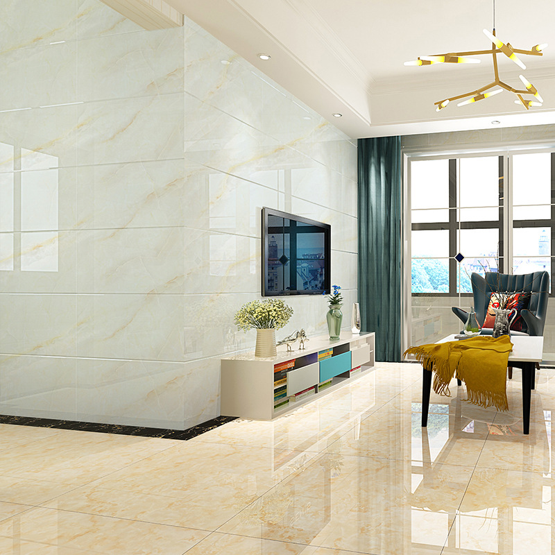 佛山瓷片 客厅餐厅400*800釉面砖 厨卫简约墙面砖 大厅过道墙砖