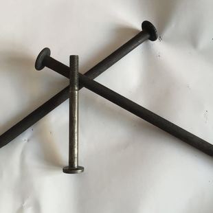 船钜船钉丝缩梗粗杆长螺栓船龙骨圆头螺丝小木船专用m16m12m14