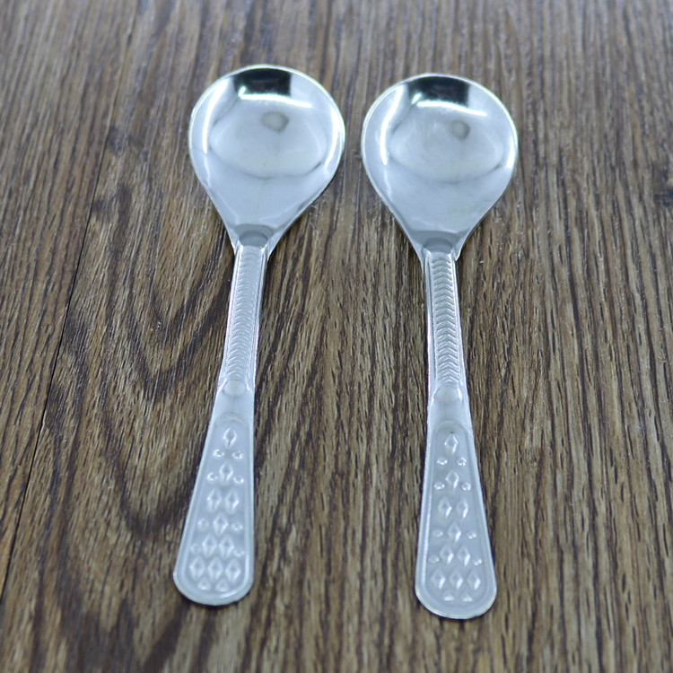 中号圆头铁调羹龙珠铁更批发一元一件热销款