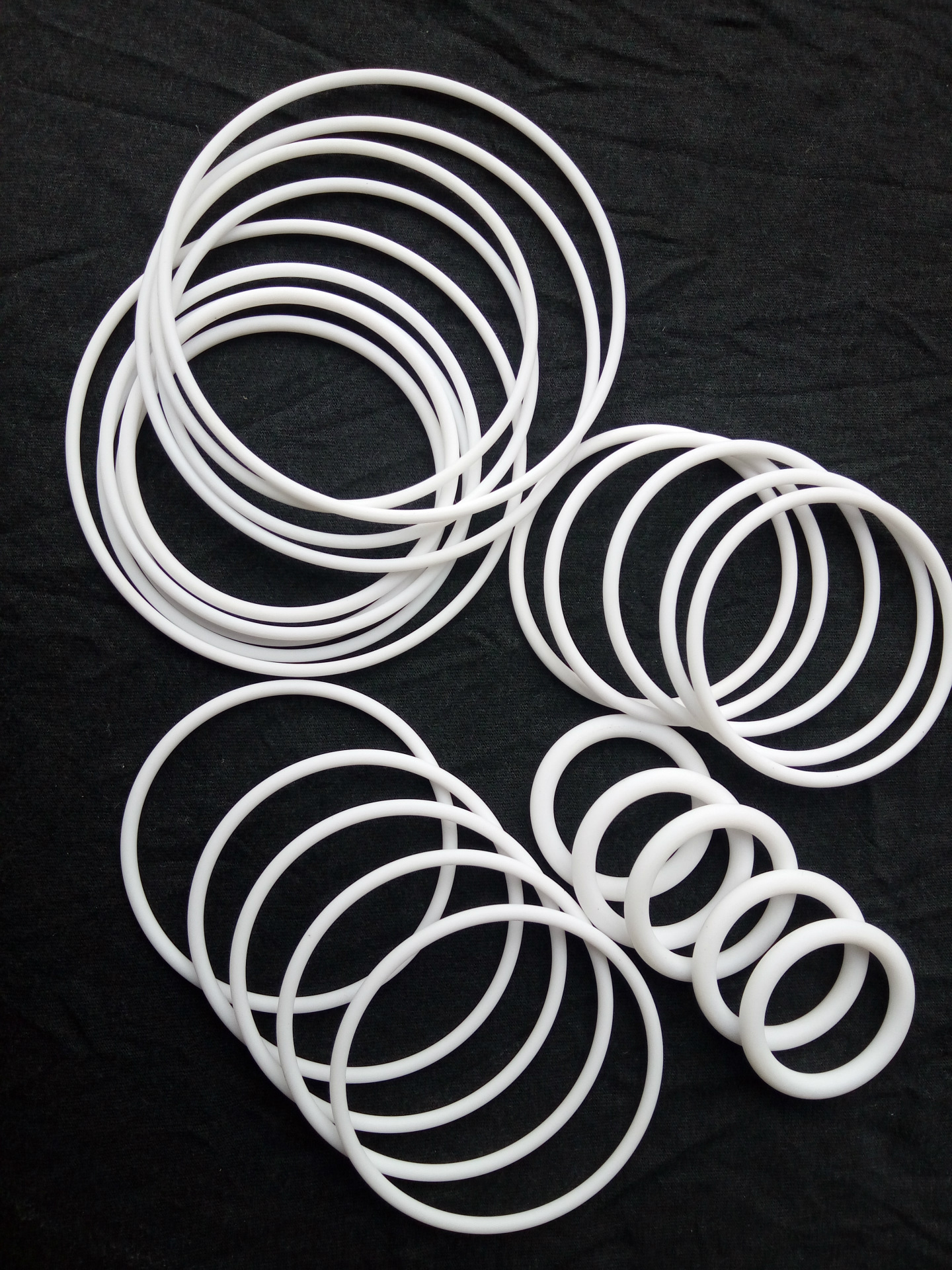 定 做聚四氟乙烯密封圈 四氟挡圈 插阀ptfe背托环 ptfe密封圈