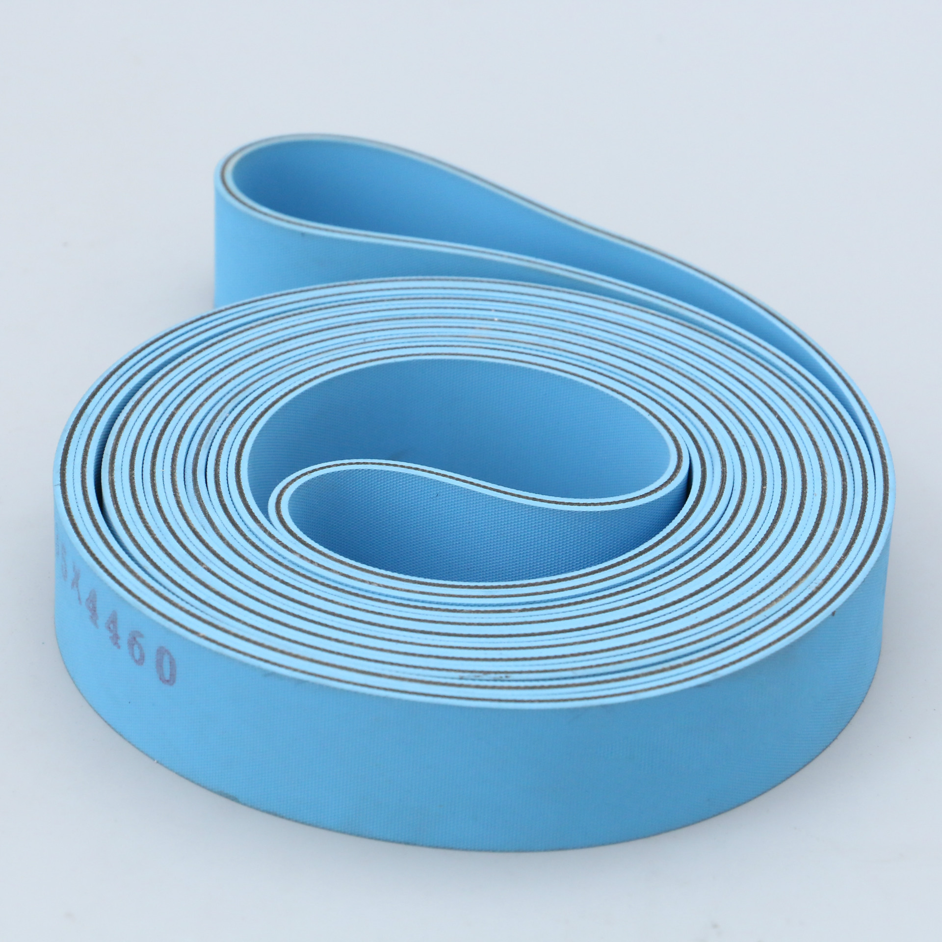 双面蓝布片基带 高强度尼龙平面皮带 糊盒机工业传送皮带特价批发