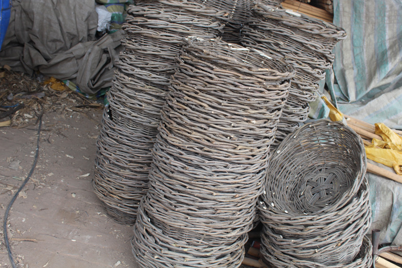 供应白蜡条抬筐图铁路工务段石料筐枝条筐